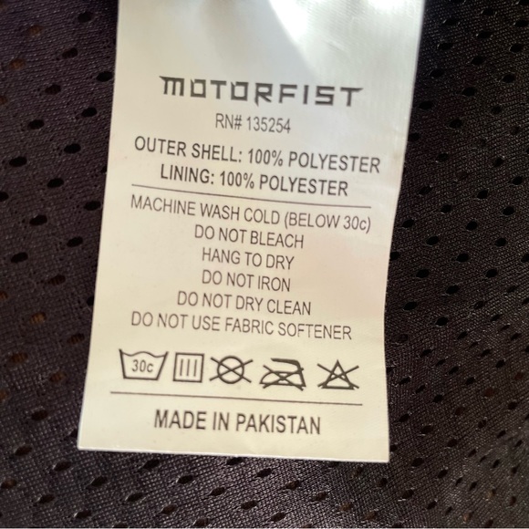 Motorfist Pilot Brown Jacket Size Medium - Picture 11 of 16